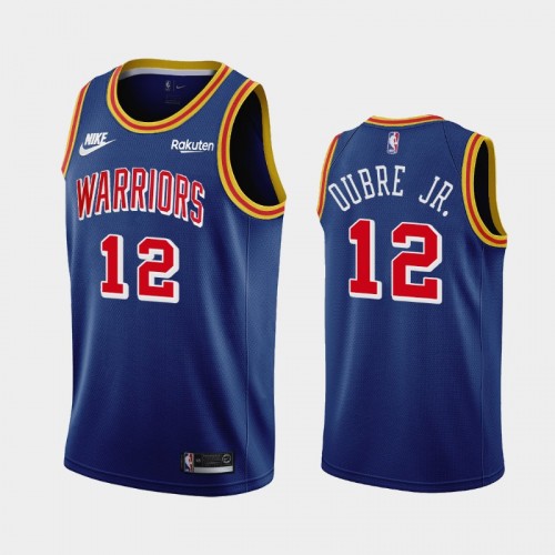 Golden State Warriors Kelly Oubre Jr. 75th anniversary Classic Edition Swingman Blue Jersey
