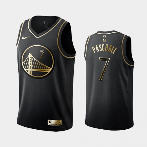 Men's Golden State Warriors #7 Eric Paschall paschall Golden Logo Jersey