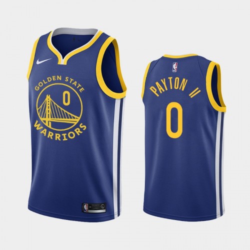 Men's Golden State Warriors #0 Gary Payton II 2021 Icon Royal Jersey