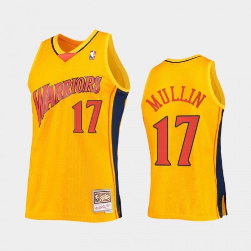 Chris Mullin Men #17 Reload 2.0 HWC Swingman Gold Jersey