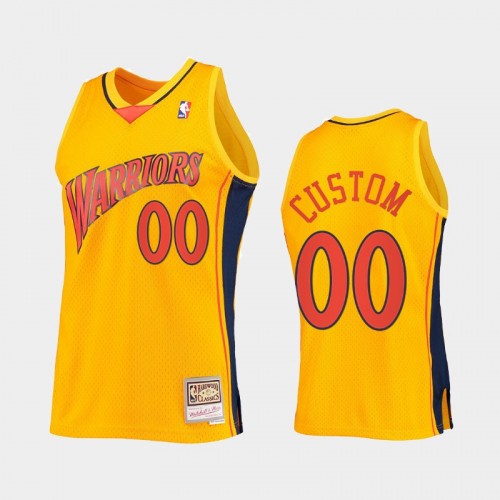 Custom Men #00 Reload 2.0 HWC Swingman Gold Jersey