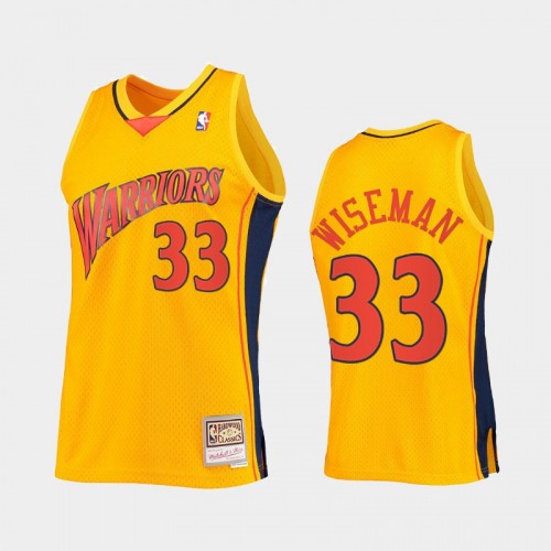 James Wiseman Men #33 Reload 2.0 HWC Swingman Gold Jersey