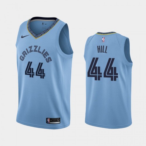 Men's Memphis Grizzlies #44 Solomon Hill Blue Statement Jersey