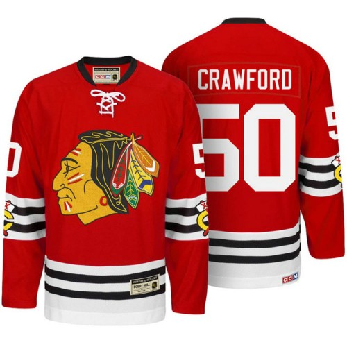 Heroes Of Hockey Premier #50 Corey Crawford Red Jersey