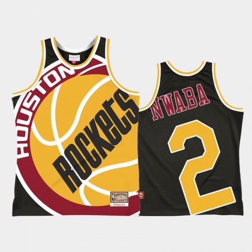 Houston Rockets #2 David Nwaba Black Big Face 2.0 Jersey