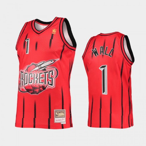 John Wall Men #1 Reload 2.0 Throwback 90s Red Jersey