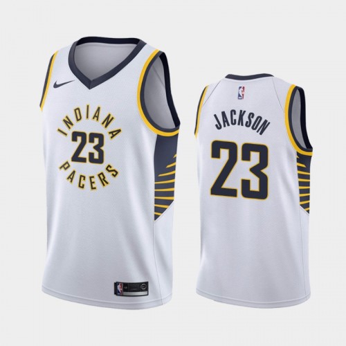 Indiana Pacers Isaiah Jackson Men #23 Association Edition 2021 NBA Draft White Jersey