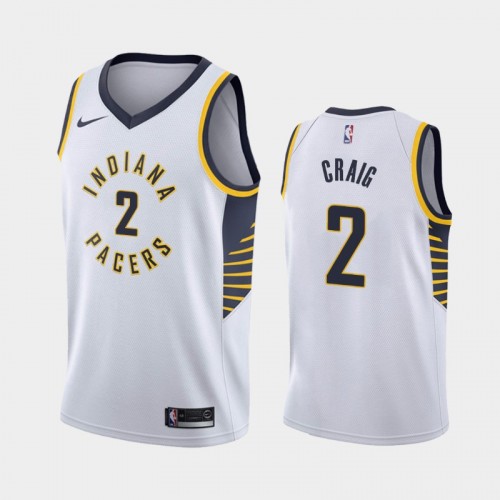 Indiana Pacers Torrey Craig Men #2 Association Edition White Jersey