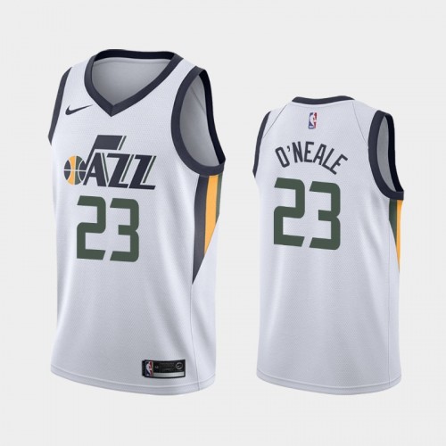 Utah Jazz Association #23 Royce O'Neale White 2019 season Jersey