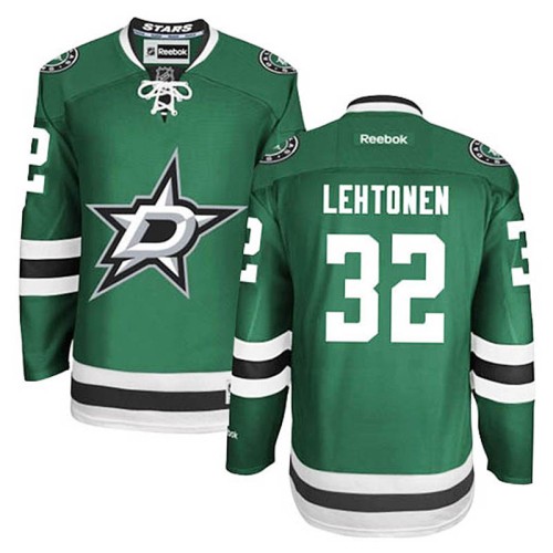 Kari Lehtonen #32 Green Home Jersey