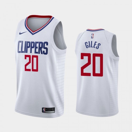 Los Angeles Clippers Harry Giles Men #20 Association Edition 2021 Trade White Jersey