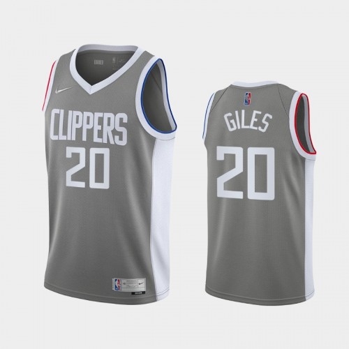 Los Angeles Clippers Harry Giles Men #20 Earned Edition 2021 Trade Gray Jersey
