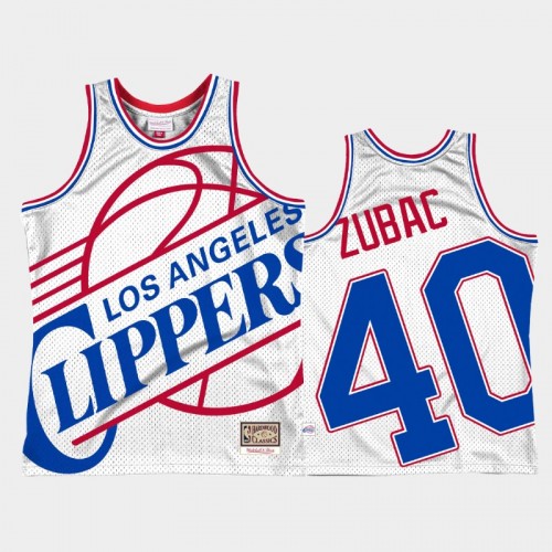 Los Angeles Clippers #40 Ivica Zubac White Blown Out Jersey