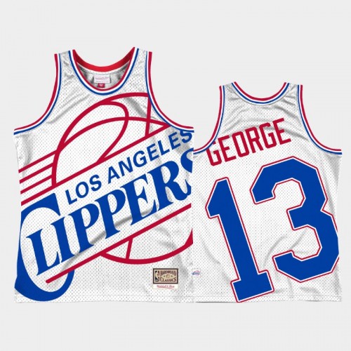 Los Angeles Clippers #13 Paul George White Blown Out Jersey