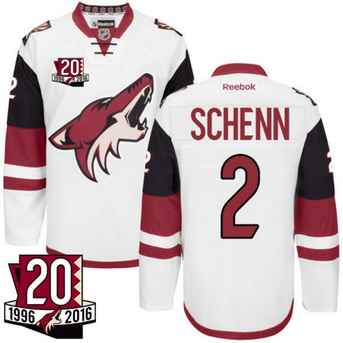 #2 Luke Schenn White 20th Anniversary Jersey