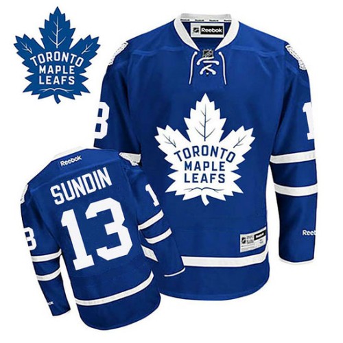 Mats Sundin #13 Blue 2016-17 New Season Alternate Jersey