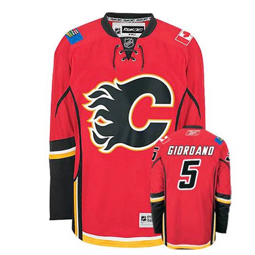 Mark Giordano #5 Red Highest-Paid Player Home Jersey