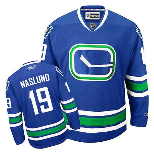 Markus Naslund #19 Royal Blue Alternate Jersey