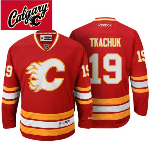 Matthew Tkachuk #19 Red Throwback Alternate Jersey