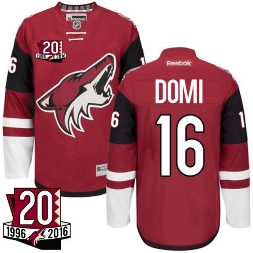 #16 Max Domi Maroon 20th Anniversary Jersey