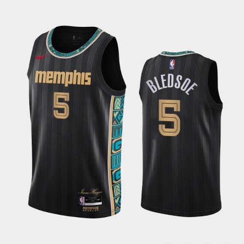 Eric Bledsoe Men #5 City Edition Black Jersey