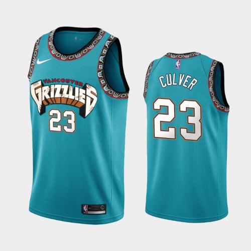 Memphis Grizzlies Jarrett Culver 2021 Classic Edition Teal Jersey