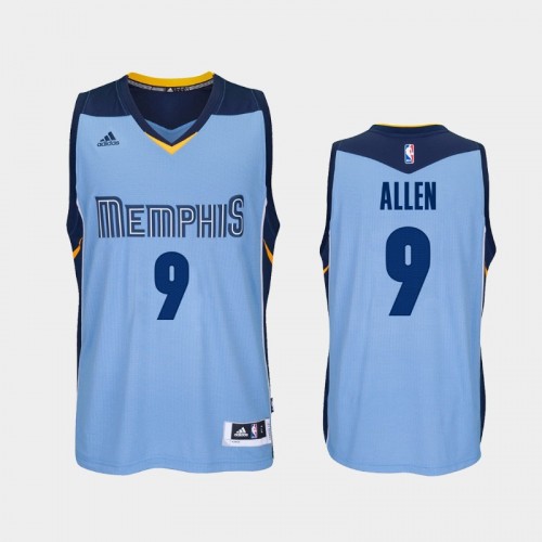 Memphis Grizzlies Tony Allen Men #9 The Grindfather Blue Retired Number Jersey