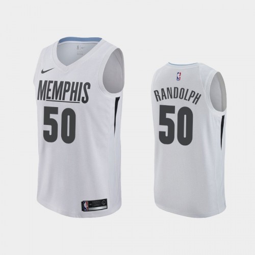 Memphis Grizzlies Zach Randolph Men #50 Z-Bo White Retired Number Jersey