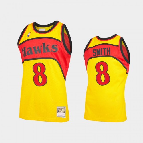 Men's Atlanta Hawks #8 Danilo Gallinari Yellow Reload 2.0 Jersey