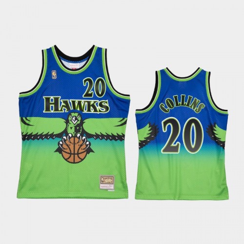 Men's Atlanta Hawks #20 John Collins Blue Reload 2.0 Jersey