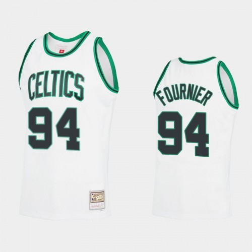 Men's Boston Celtics #94 Evan Fournier White Reload 2.0 Jersey