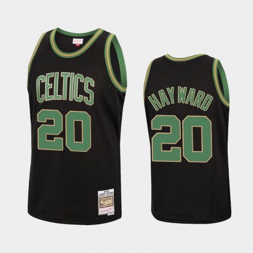 Boston Celtics #20 Gordon Hayward Black Reload Hardwood Classics Jersey