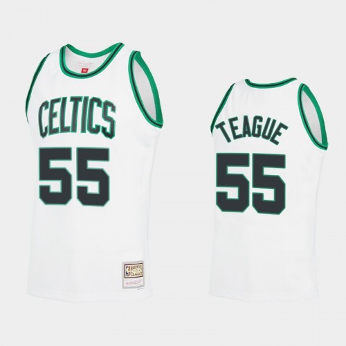 Men's Boston Celtics #55 Jeff Teague White Reload 2.0 Jersey