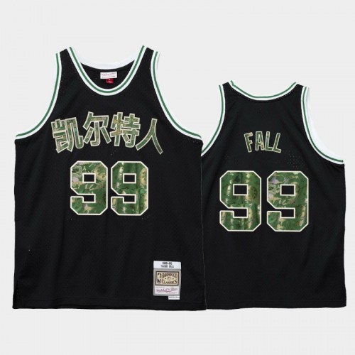 Boston Celtics #99 Tacko Fall Black 2021 Lunar New Year OX Jersey