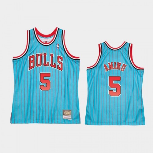 Men's Chicago Bulls #5 Al-Farouq Aminu Blue Reload 2.0 Jersey