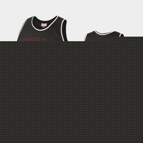 Men's Chicago Bulls #0 Coby White Black Flames Jersey