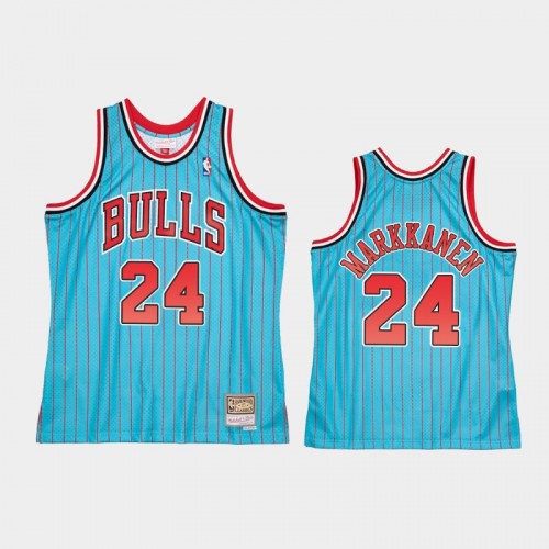 Men's Chicago Bulls #24 Lauri Markkanen Blue Reload 2.0 Jersey