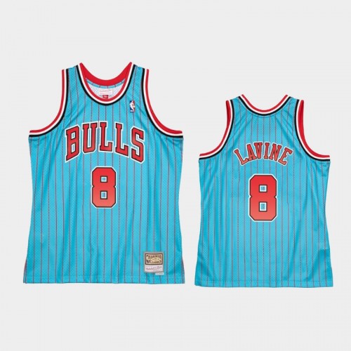 Men's Chicago Bulls #8 Zach LaVine Blue Reload 2.0 Jersey