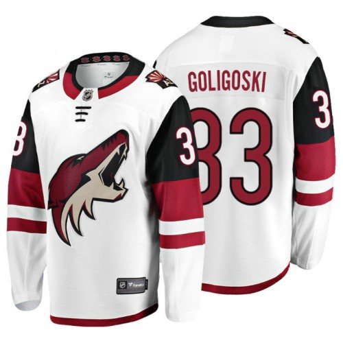 #33 Alex Goligoski Fanatics Branded Breakaway White Away jersey