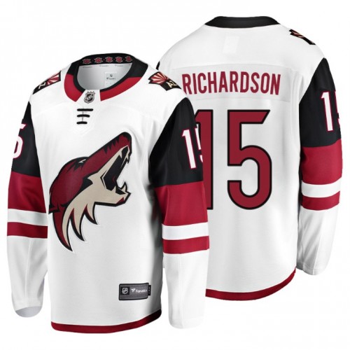#15 Brad Richardson Fanatics Branded Breakaway White Away jersey