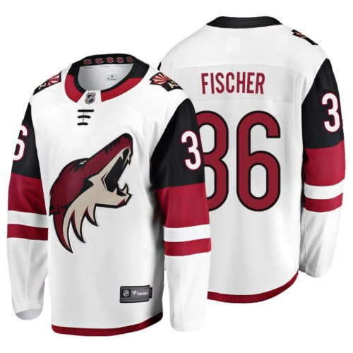 #36 Christian Fischer Fanatics Branded Breakaway White Away jersey