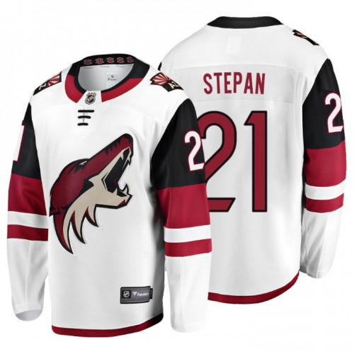 #21 Derek Stepan Fanatics Branded Breakaway White Away jersey