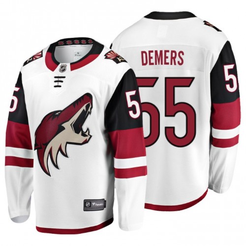 #55 Jason Demers Fanatics Branded Breakaway White Away jersey