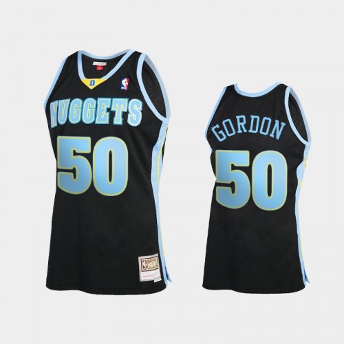 Men's Denver Nuggets #50 Aaron Gordon Black Reload 2.0 Jersey