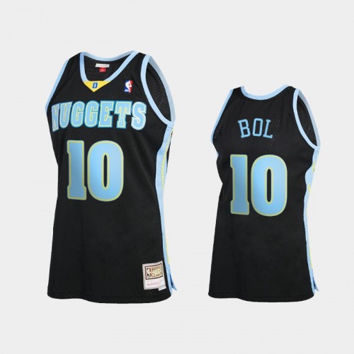 Men's Denver Nuggets #10 Bol Bol Black Reload 2.0 Jersey