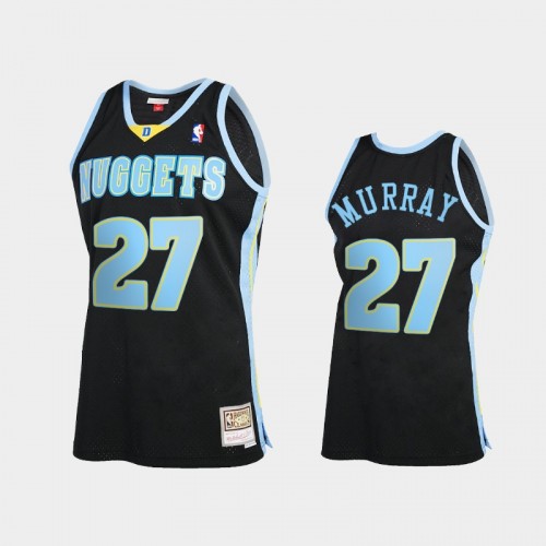 Men's Denver Nuggets #27 Jamal Murray Black Reload 2.0 Jersey