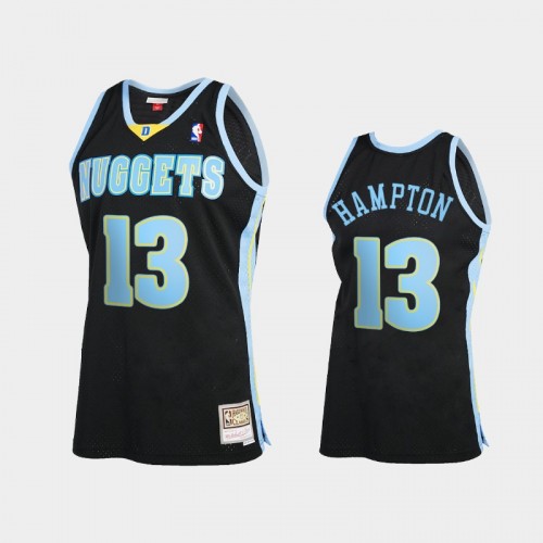 Men's Denver Nuggets #13 R.J. Hampton Black Reload 2.0 Jersey