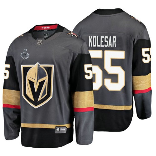 #55 Keegan Kolesar Grey Home 2018 Stanley Cup Final Bound Breakaway Player Jersey