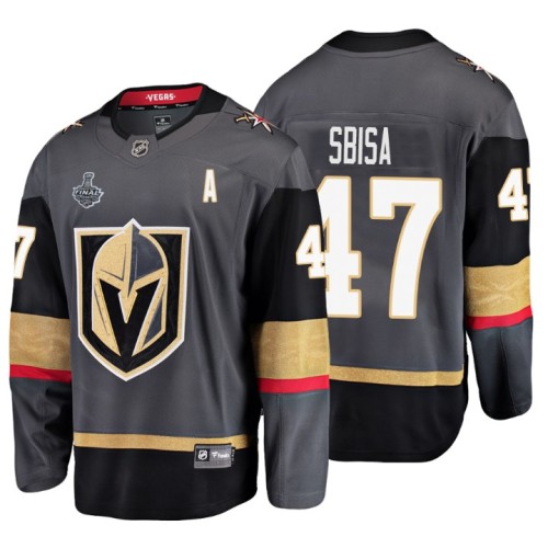 #47 Luca Sbisa Grey Home 2018 Stanley Cup Final Bound Breakaway Player Jersey