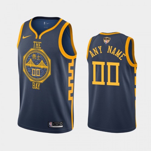 Men's Golden State Warriors Navy 2019 NBA Finals Personalized City Jersey